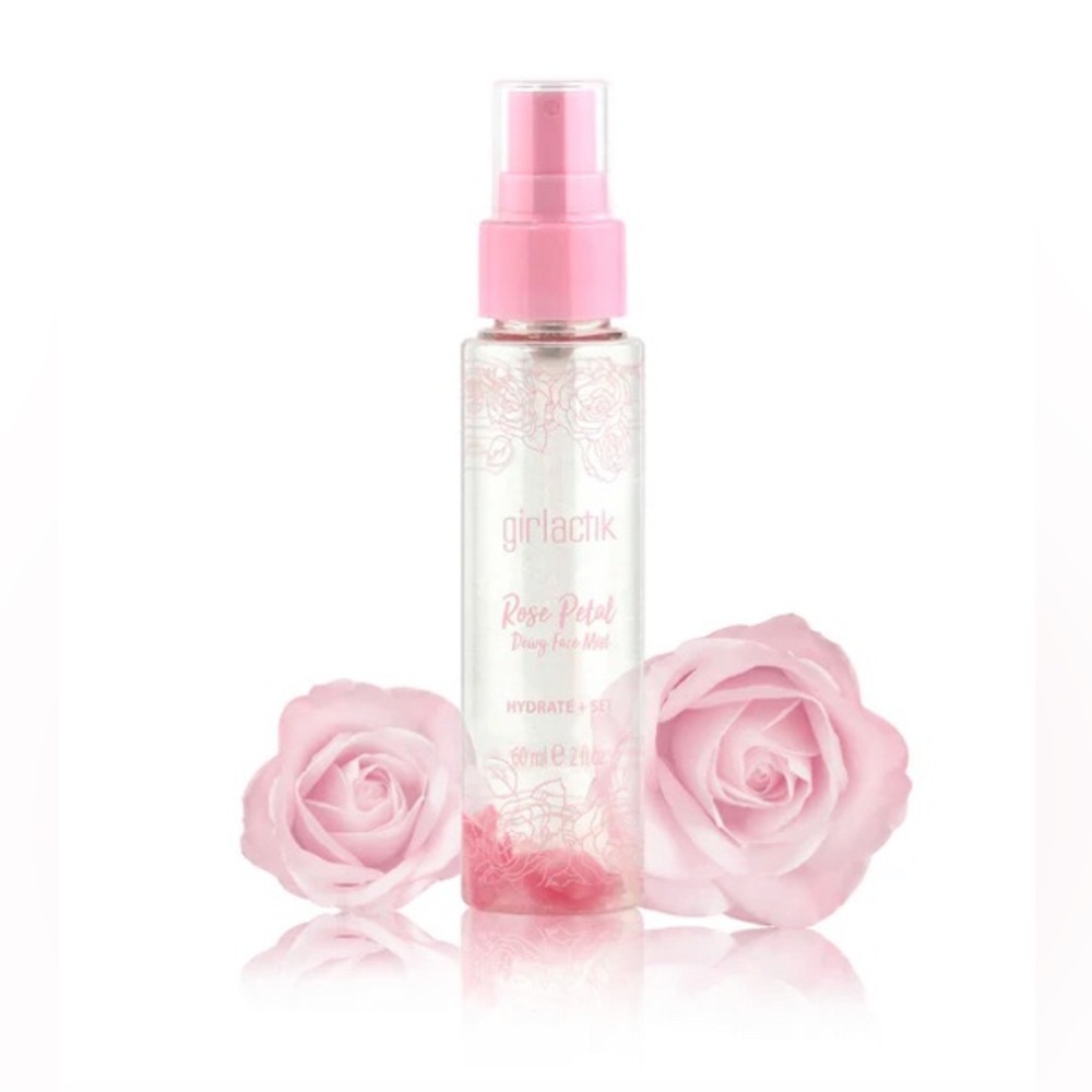 Girlactic Dewy Rose Petal Face Mist Hydrate + Set 100mL